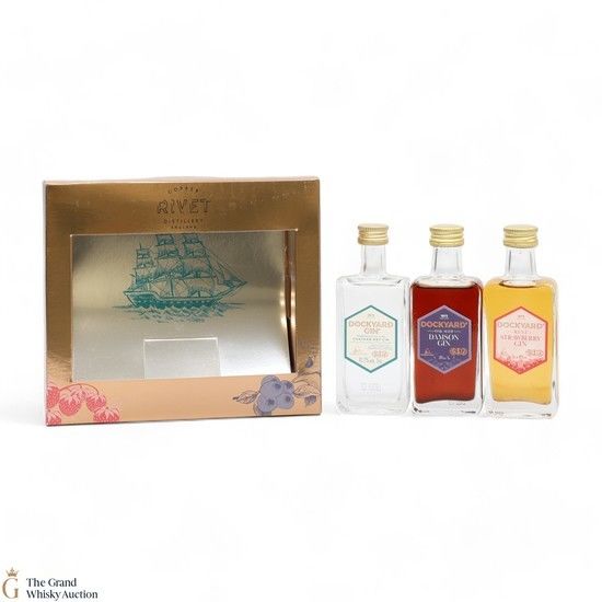 Copper Rivet - Dockyard Gin Gift Set (3 x 5cl )