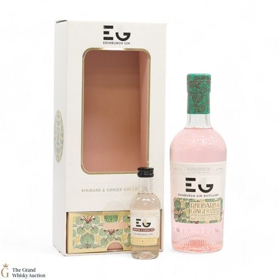 Edinburgh Gin - Rhubarb & Ginger Gin + Liqueur (70cl & 5cl)