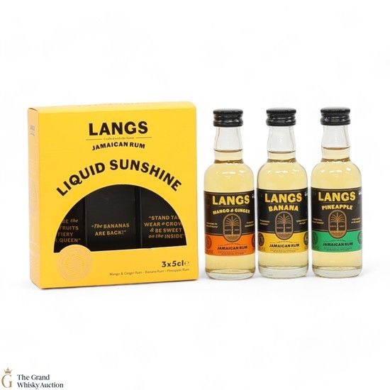Langs - Liquid Sunshine - Jamaican Rum Collection Set (3 x 5cl)