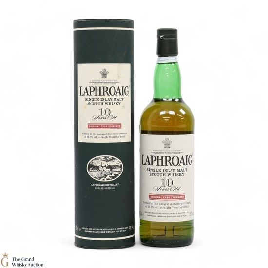 Laphroaig - 10 Year Old - Original Cask Strength 55.7% Laphroaig - 10 Year Old - Original Cask Strength 55.7%