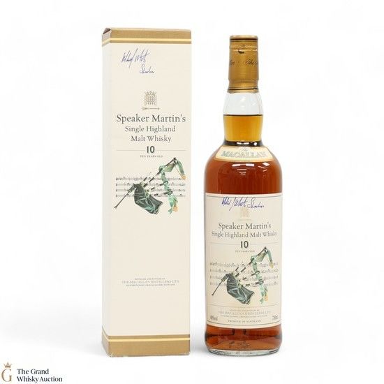 Macallan - 10 Year Old - Speaker Martin's (SIGNED) Macallan - 10 Year Old - Speaker Martin's (SIGNED)