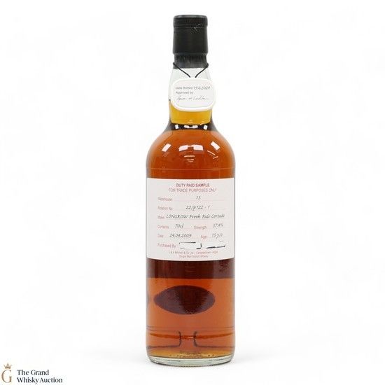Longrow - 15 Year Old 2009 Fresh Palo Cortado - Duty Paid Sample 57.4%