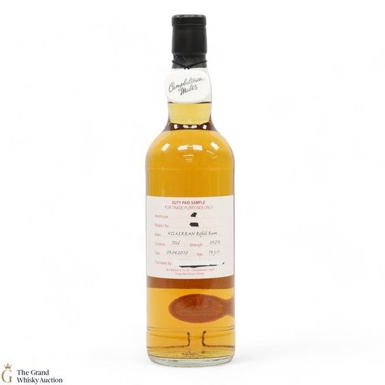 Kilkerran - 14 Year Old 2010 Refill Rum - Duty Paid Sample 59.2%