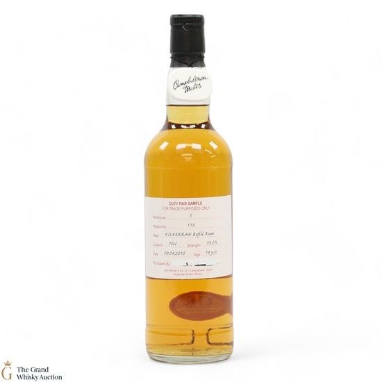 Kilkerran - 14 Year Old 2010 Refill Rum - Duty Paid Sample 59.2%