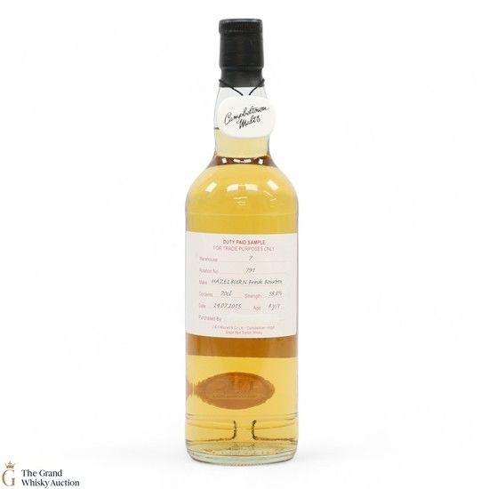 Hazelburn - 8 Year Old 2015 Fresh Bourbon - Duty Paid Sample 58.8%