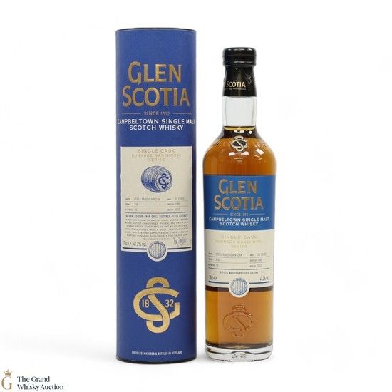 Glen Scotia - 33 Year Old 1989 - Single Cask #316 - Dunnage Warehouse Series