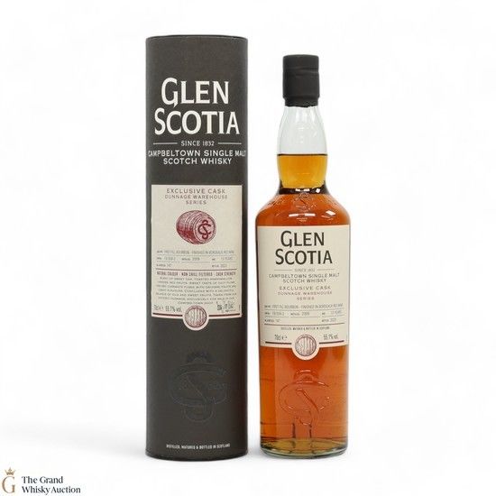 Glen Scotia - 13 Year Old 2009 - Exclusive Cask #19/359-2 - Dunnage Warehouse Series