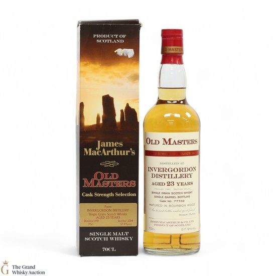 Invergordon - 23 Year Old 1991 -  Cask Strength #77732 - James MacArthur's Old Masters 