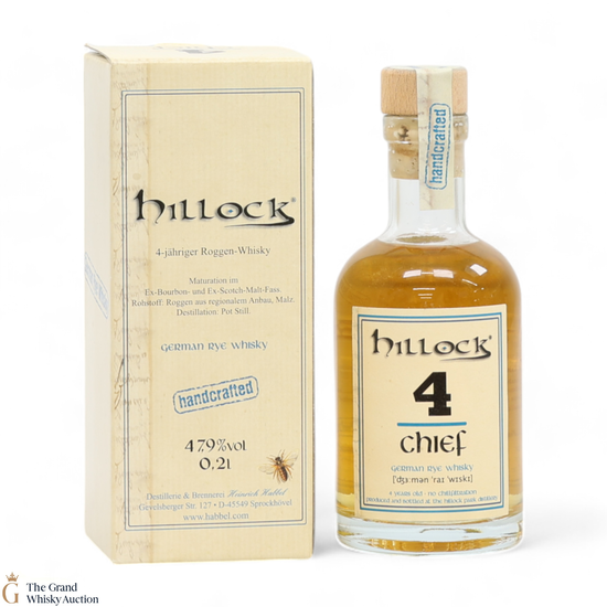 Hillock 4 Chief - German Rye Whisky (20cl)