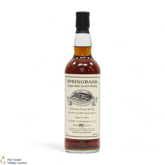 Springbank - 21 Year Old 2000 - Millennium Private Bottling 