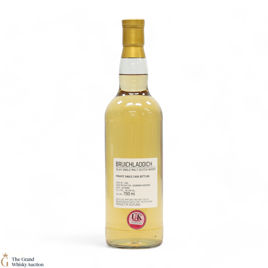 Bruichladdich - 19 Year Old - 1st Fill Bourbon Hogshead #1401 - Private Cask