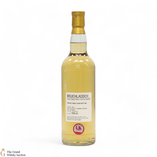 Bruichladdich - 19 Year Old - 1st Fill Bourbon Hogshead #1401 - Private Cask