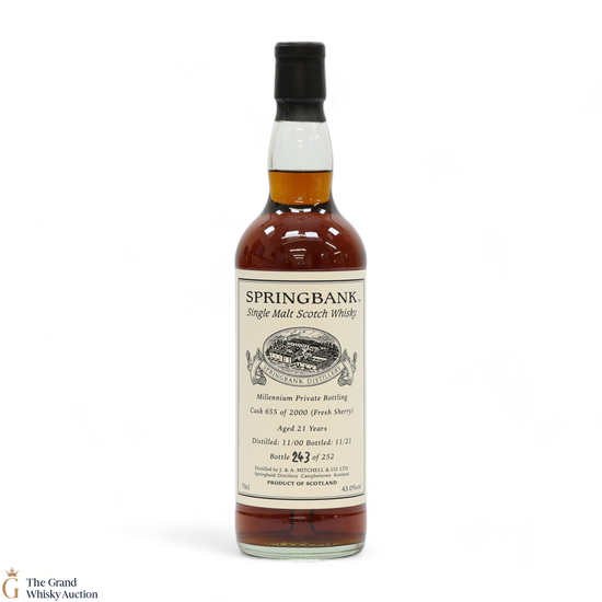 Springbank - 21 Year Old 2000 - Millennium Private Bottling 