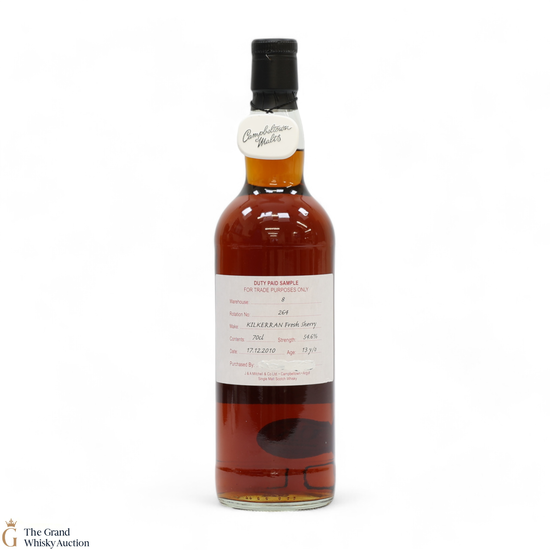 Kilkerran - 13 Year Old 2010 Fresh Sherry - Duty Paid Sample 54.6%