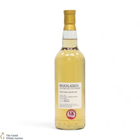 Bruichladdich - 19 Year Old - 1st Fill Bourbon Hogshead #1401 - Private Cask
