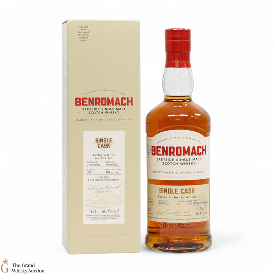 Benromach - 2012 Single Cask #333 - W Club Exclusive 2022