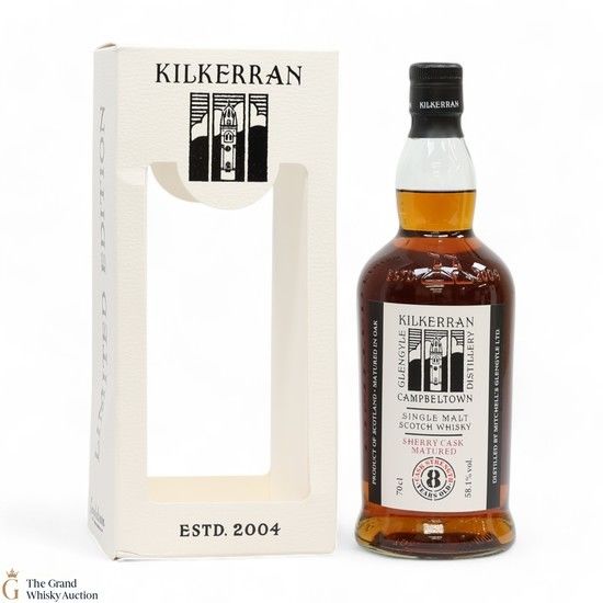 Kilkerran - 8 Year Old - Sherry Oak - Cask Strength 58.1%