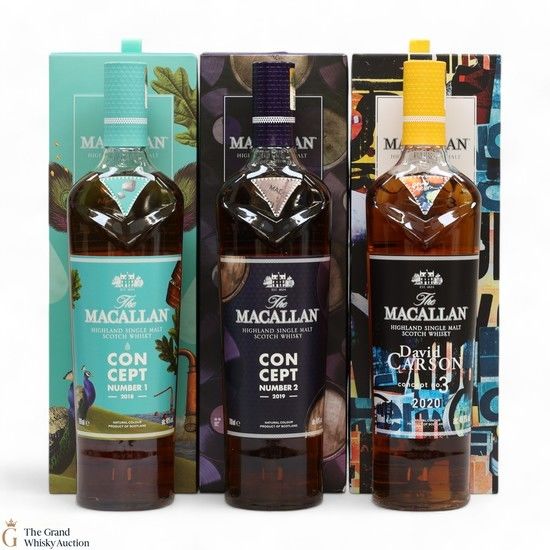 Macallan - Concept No.1, No.2 + No.3 (3 x 70cl)