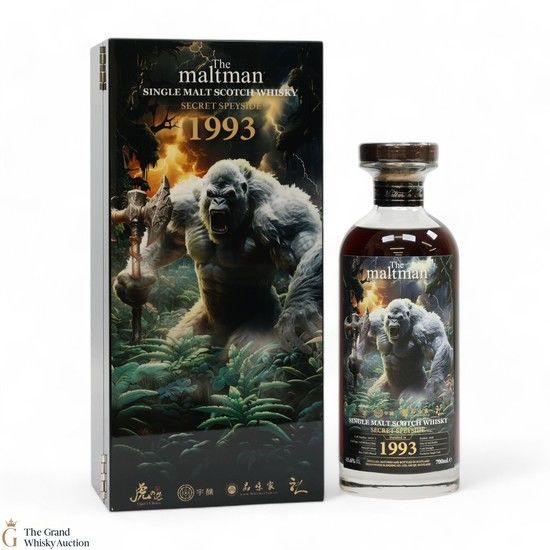 Secret Speyside - 1993 Single Cask #10115-4 - The Maltman x Tiger's Choice