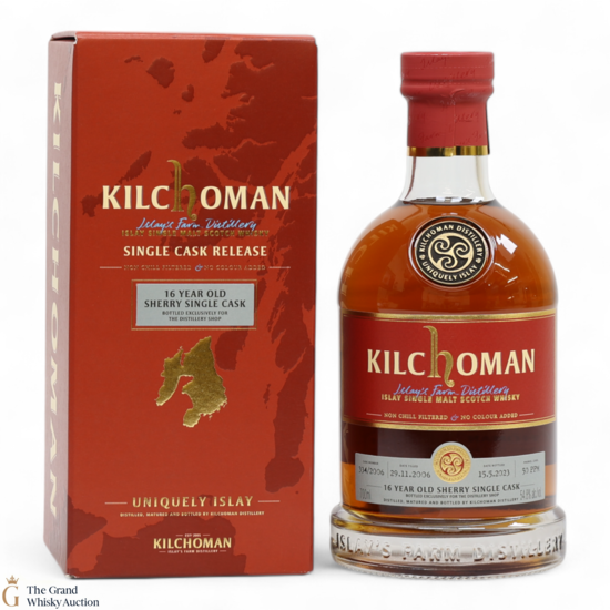 Kilchoman - 16 Year Old - Sherry Single Cask #334/2006 - The Distillery Shop