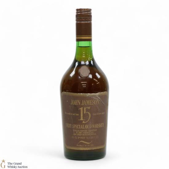 John Jameson - 15 Year Old - Very Special Old Whiskey (75cl) - Seal Partially Broken John Jameson - 15 Year Old - Very Special Old Whiskey (75cl) - Seal Partially Broken