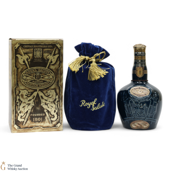Chivas - Royal Salute - 21 Year Old - Sapphire Flagon
