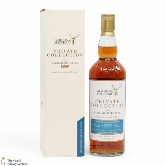 Balblair - 20 Year Old 1991 - Crozes-Hermitage Wood Finish - Gordon & MacPhail Private Collection