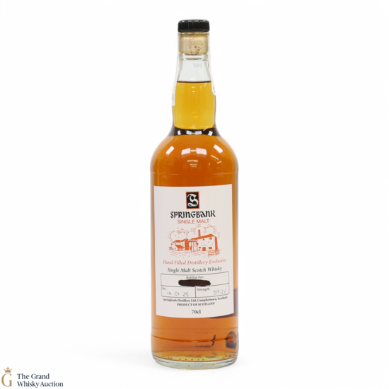 Springbank - 2025 Hand Filled Distillery Exclusive 59.2%