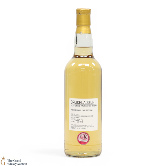 Bruichladdich - 19 Year Old - 1st Fill Bourbon Hogshead #1401 - Private Cask