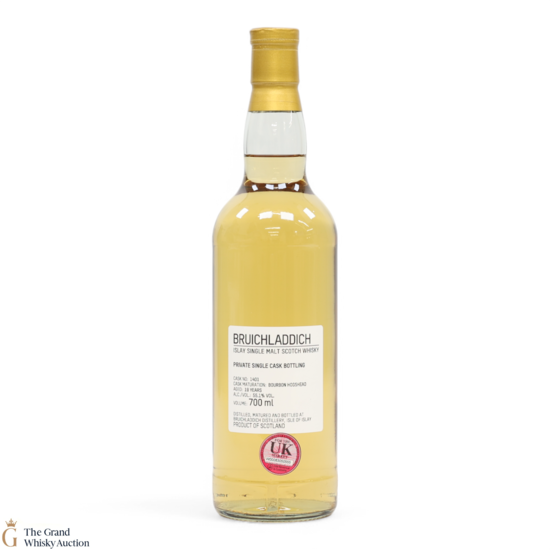 Bruichladdich - 19 Year Old - 1st Fill Bourbon Hogshead #1401 - Private Cask