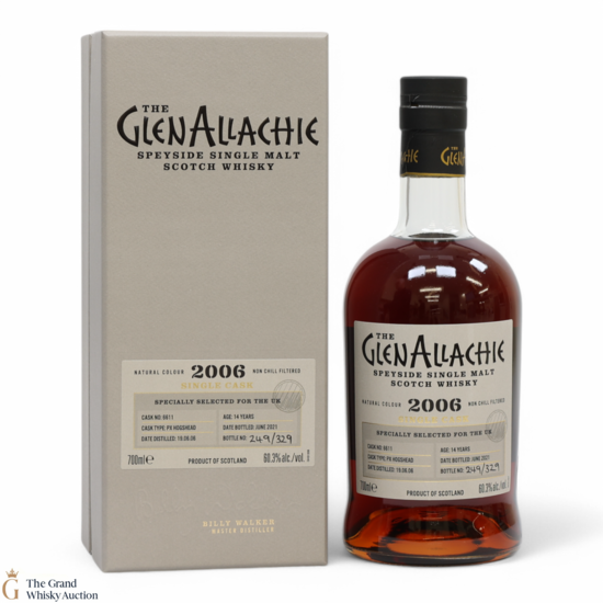 Glenallachie - 14 Year Old - #6611 Single Cask 2006 UK Exclusive