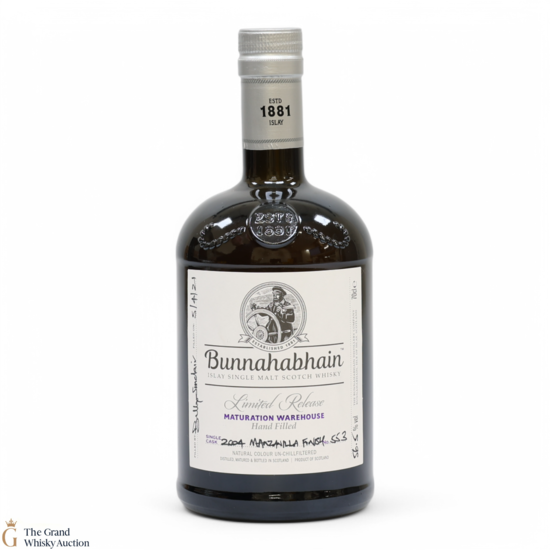 Bunnahabhain - 2004 Manzanilla Finish #553 - Hand Fill (20cl)