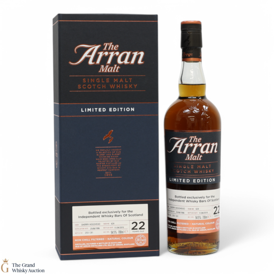 Arran - 22 Year Old 1996 #624 - Limited Edtion Independent Whisky Bars of Scotland