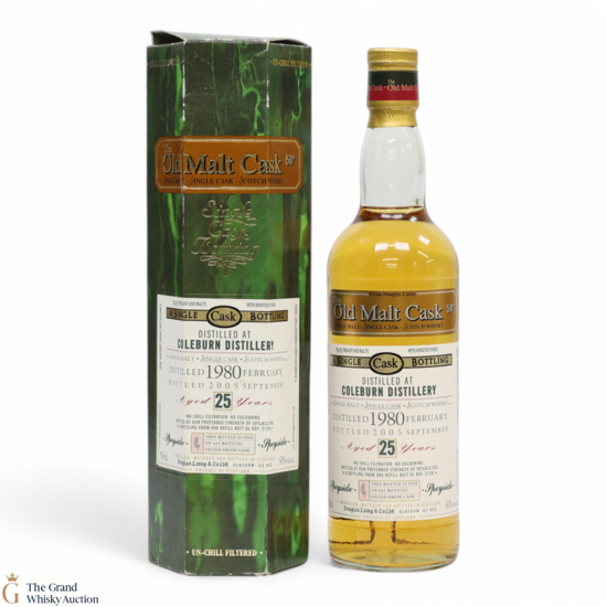 Coleburn - 25 Year Old (1980)  #2128 - Old Malt Cask 