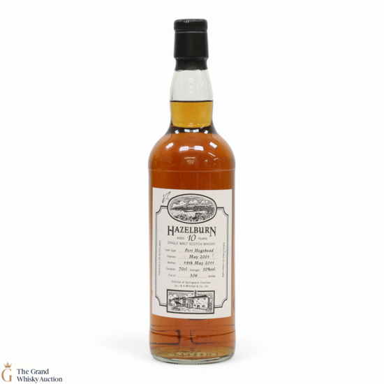 Hazelburn - 10 Year Old 2001 - Port Hogshead Open Day 2011 (SIGNED)