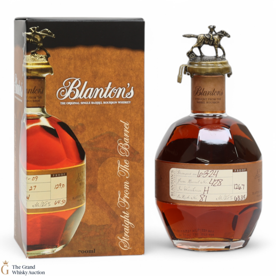 Blanton's - Straight From The Barrel - Cask Strength (63.35% ABV)