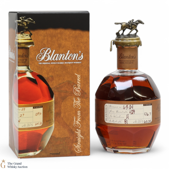 Blanton's - Straight From The Barrel - Cask Strength (63.35% ABV)
