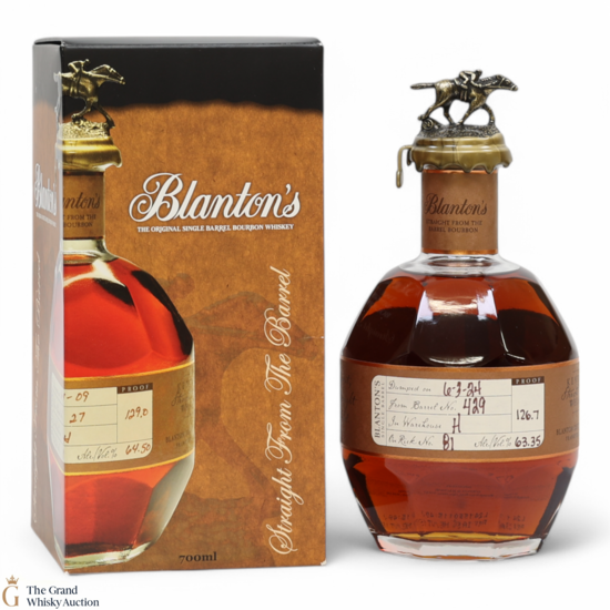 Blanton's - Straight From The Barrel - Cask Strength (63.35% ABV)