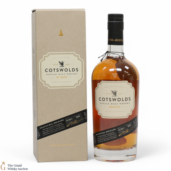 Cotswolds - Single Malt Inaugural Release - 2013 Odyssey Barley - Batch #01/2017