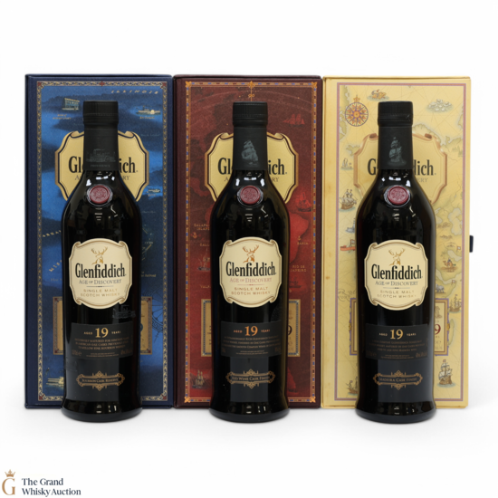 Glenfiddich - 19 Year Old - Age of Discovery Collection (3 x70cl)