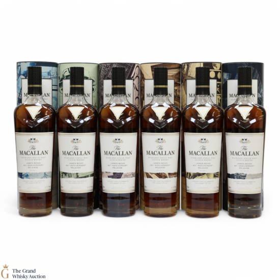 Macallan - James Bond 60th Anniversary - Decade I - VI (6 x 70cl)