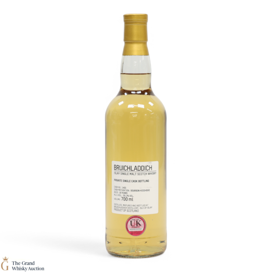 Bruichladdich - 19 Year Old - 1st Fill Bourbon Hogshead #1401 - Private Cask
