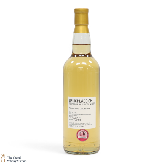 Bruichladdich - 19 Year Old - 1st Fill Bourbon Hogshead #1401 - Private Cask