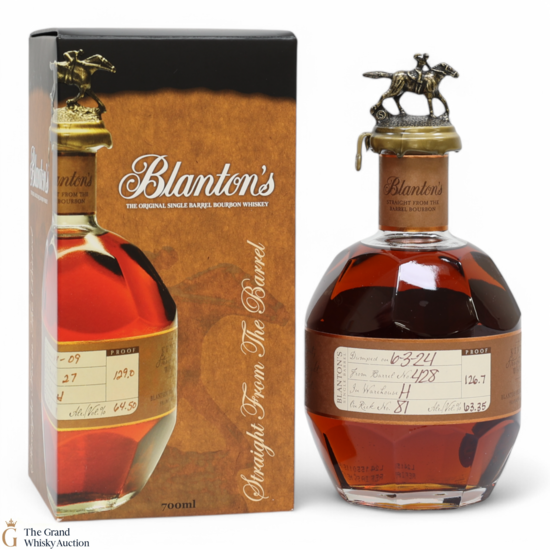 Blanton's - Straight From The Barrel - Cask Strength (63.35% ABV)