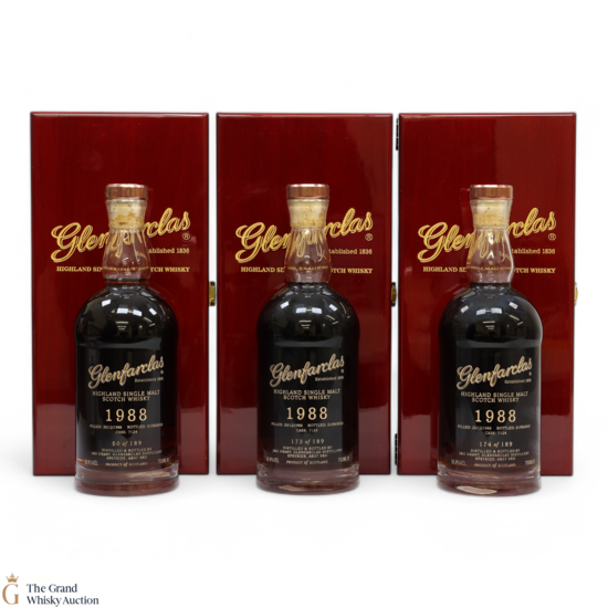 Glenfarclas - 33 Year Old 1988 - Single Cask #7124 (3x70cl)