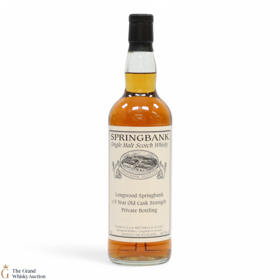 Springbank - 15 Year Old 2000 Cask Strength 43.2% - 2015 Private Bottling