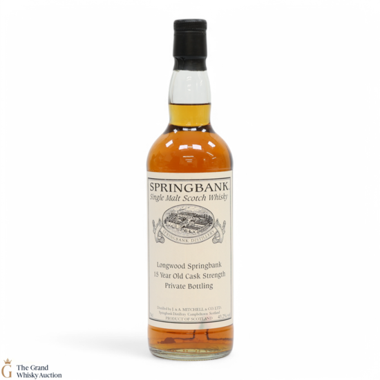 Springbank - 15 Year Old 2000 Cask Strength 43.2% - 2015 Private Bottling