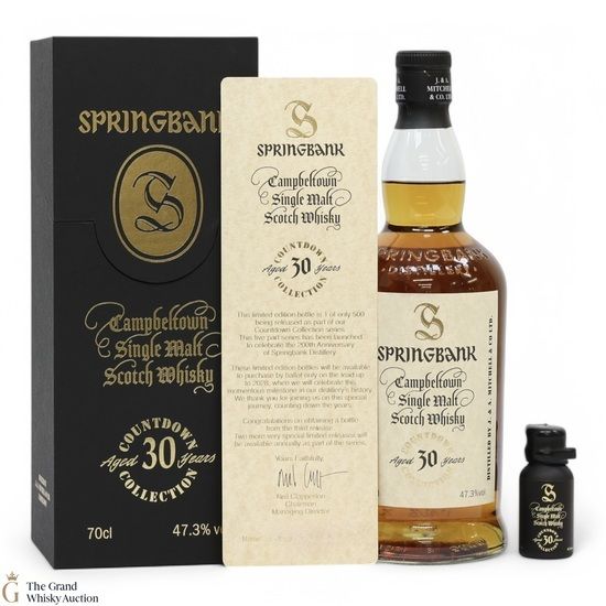Springbank - 30 Year Old - Countdown Collection 2025 (1x70cl & 1x1.5cl)