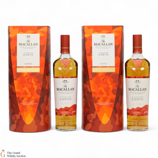Macallan - A Night on Earth in Scotland 40% & 43% (2 x 70cl)
