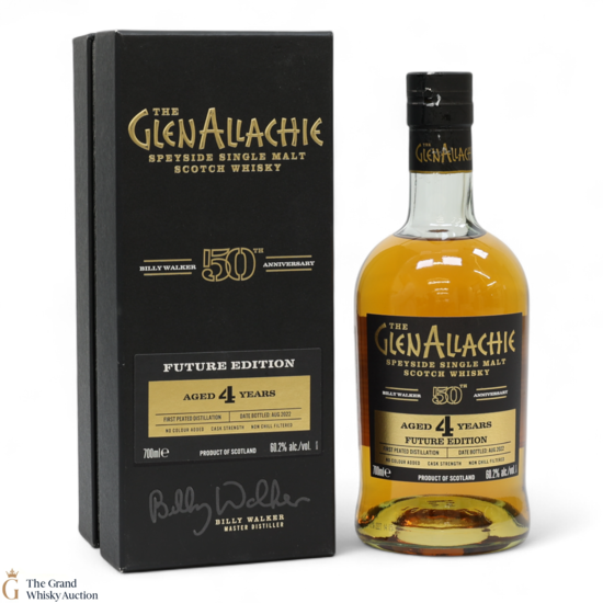 Glenallachie - 4 Year Old Peated - Billy Walker 50th Anniversary - Future Edition Glenallachie - 4 Year Old Peated - Billy Walker 50th Anniversary - Future Edition
